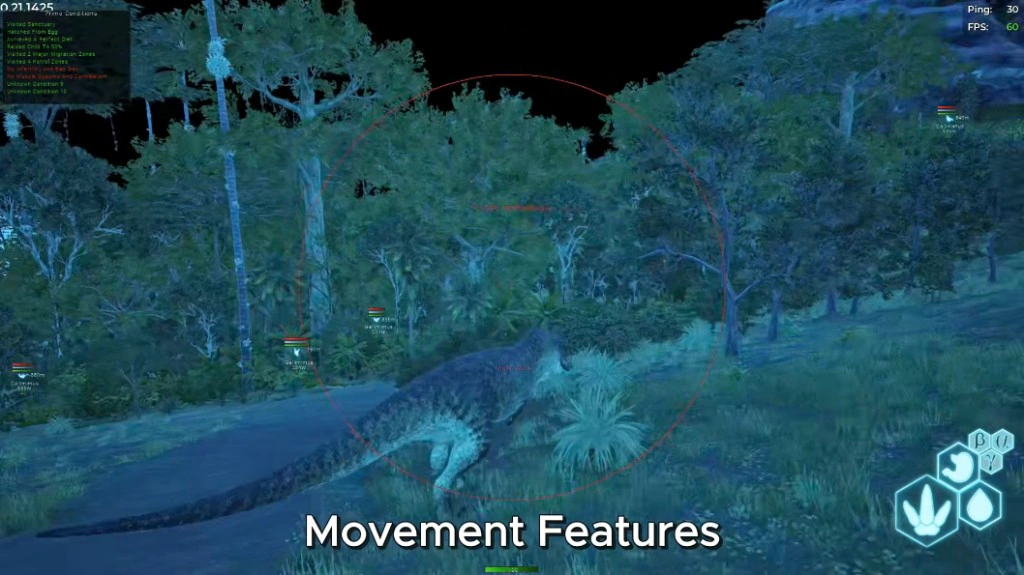 The Isle cheats guide — features list gameplay screenshot